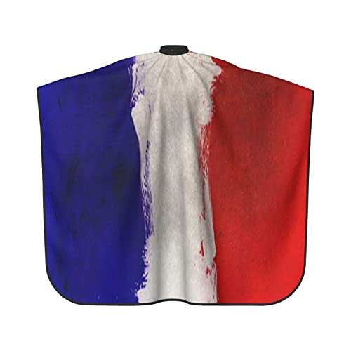 Retro France Flag 3D Printing Professional Barber Cape kose rezanje kose CUT SALON CAPE Frizerski pregača 55