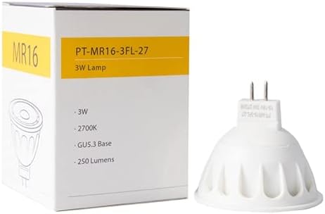 SPW Pro-Trade MR16 LED 3W 250 lumena 2700K 38 stepeni PT-MR16-3fl-27 30.000 sati 10 - 18v Niskonaponska 12v pejzažna rasvjeta sijalica dimabilna lampa višebojna