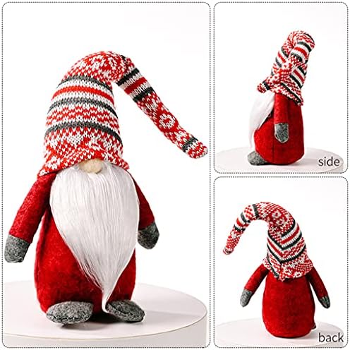 keaiduoa Holiday Gnome Handmade švedski Tomte Ornamenti Božić Elf ukras Hvala davanje Dan Pokloni Tabela Holiday Decor