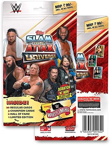 TOPPS INDIA WWE SLAM ATTAX UNIVERSE izdanje 2019-20