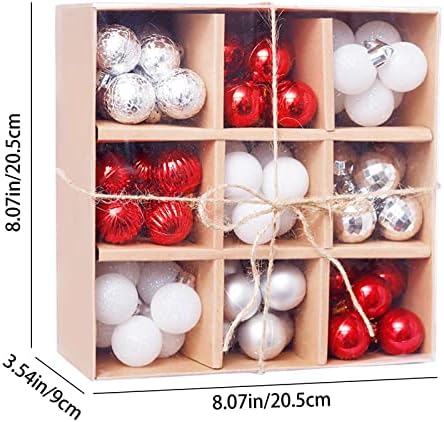 Božić Ball Ornamenti 99kom Shatterproof Božić ukrasi Tree kugle za odmor svadbene zabave ukras Toot i Lokve