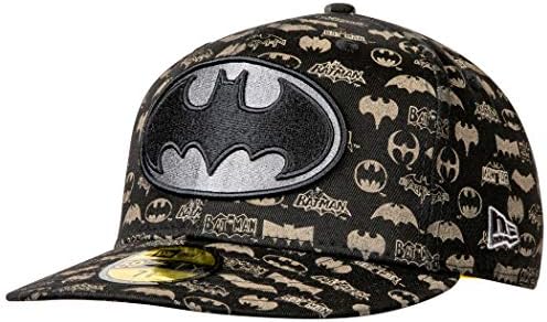 Nova era batman laser je etched etched u cijelom logos 59fifty šešir