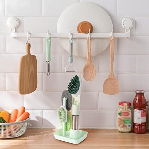 Kuhinja XUNION može dodati tekuću za pranje posuđa dugačka dugačka četkica sa 4 glave četkice