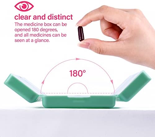 Magnetni sklopivi Organizator putnih pilula, prenosiva sedmična kutija za pilule od 7 dana, kutija za pilule