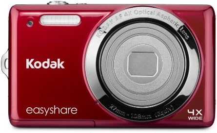 Kodak EasyShare M522 digitalna kamera od 14 MP sa 4x optičkim zumom i 2,7-inčnim LCD-crvenim