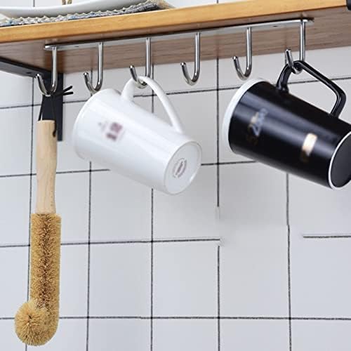 Viseći stalak za lonce i tave, vješalica za police za posuđe organizacija skladištenja, šina kuhinjskog