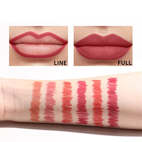 Outfmvch Makeup Stack Non razmazuje ruž za usne olovka za usne Border Pink Mattes Solid lip Liner