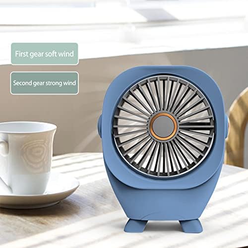 Qiopertar Fashion Desktop ventilator, Početna USB punjenje Mali ventilator, mini radna površina