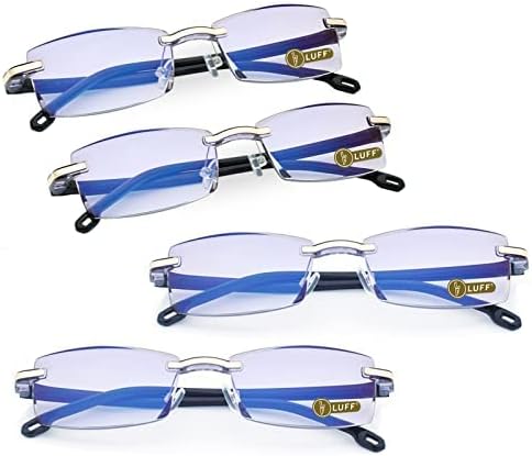 LAFF lagane naočale za čitanje bez raketa - 4paris plavo svjetlo blokiranje očiglednih naočala