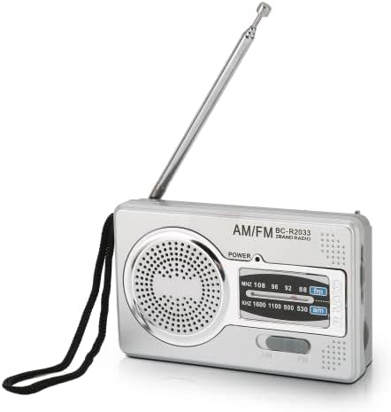 Prijenosni Radio, AM FM tranzistorski radio DSP čip sa prijemom velikog dometa, Radio sa zvučnikom i priključkom za slušalice za unutrašnju vanjsku upotrebu i hitnu upotrebu