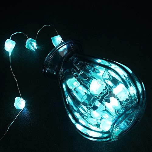 Frienda Blue fluorit Fairy String Light, 10ft 30 LEDs Dreamy Crystal Decoration baterija napajana