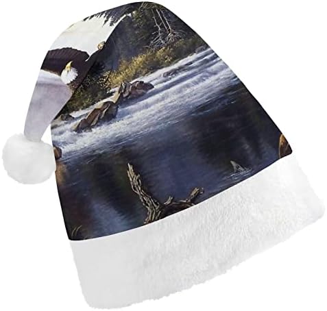 Eagle Hawk Božić šešir meka pliš Santa kapa Funny Beanie za Božić Nova Godina svečana zabava