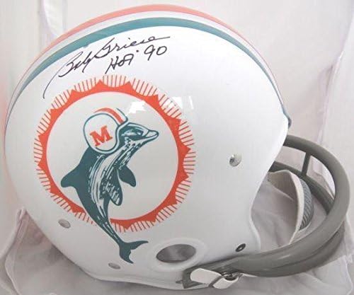 Bob Griese potpisao Miami Dolphins Full Size RK kaciga JSA - autograme NFL kacige