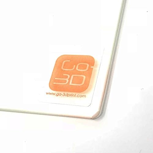 Go-3D Print 290mm x 290 mm Borosilikat staklena ploča / krevet sa ravnim poliranim rubom za