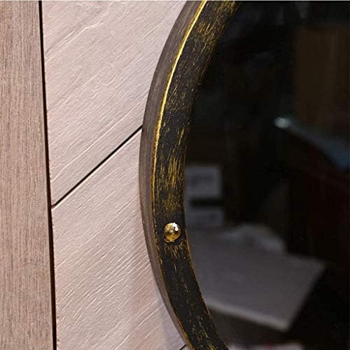 HOUKAI ogledala zid Retro umivaonik od kovanog gvožđa antikno okruglo kupatilo kineska umetnost okrugla