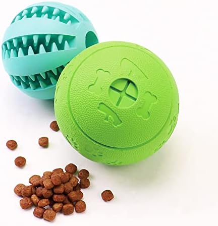 Igračka slagalica za pse HIPPIH 2 pakovanja, interaktivne igračke za pse za nanošenje poslastica, izdržljive igračke za štene za izbijanje zuba, Lopta za pseće poslastice za zube / Slow Feeder/IQ trening/igranje