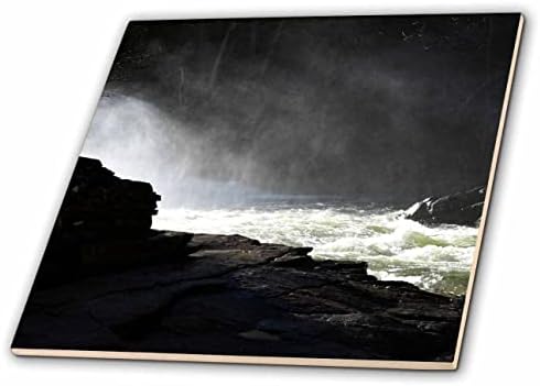 3drose fotografija prirode magle sa vodopada i brzaka Bijele vode u. - Pločice.