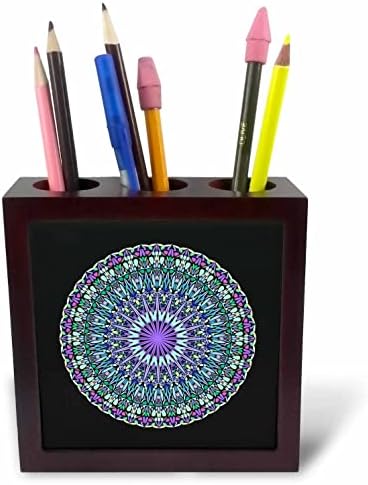 3drose geometrijski apstraktni kružni cvetni ornament Mandala držači za umetničke olovke