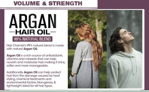 Hemičar za kosu 99% prirodni volumen i snaga ulje za kosu-Arganovo ulje 7.1 oz.