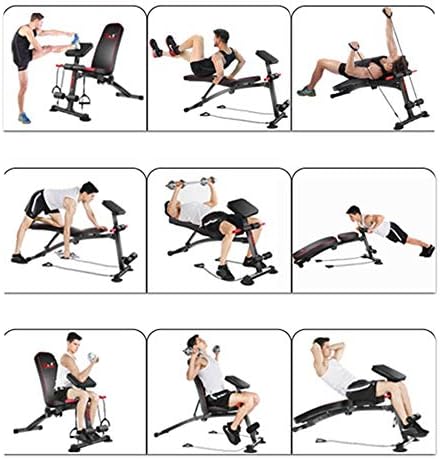 Duxx Workout klupa - Multifunktna ​​kuća u abdominalnoj ploči za abdomentosti za sportsku stolicu Sit-up pansion