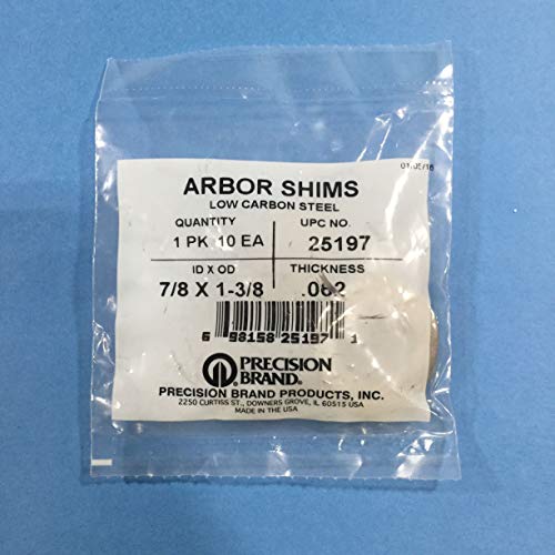 Arbor Shim, 0.0620x7 / 8 ID, PK10