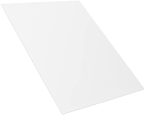NINGWAAN 20 pakovanje 13 x 17 inča bijeli Valoviti plastični listovi, ploča od valovite plastike debljine 5