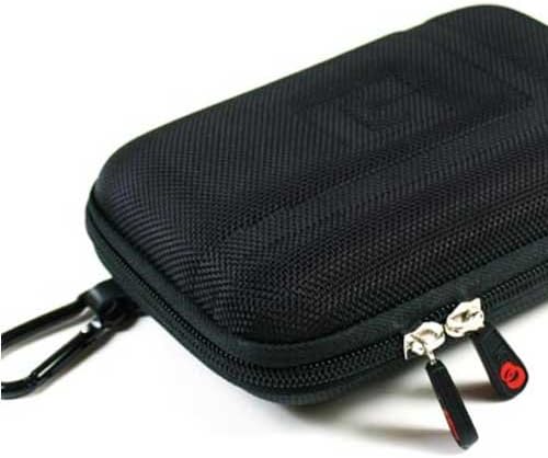 VG Crna tvrda najlonska zaštitna torbica kompatibilna sa Nintendo DSi XL