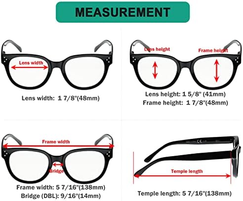 Okretač uštedite 10% na 5 pakovanja Žene Retro prevelike naočale i 4 pakete stilski prevelicirani čitači