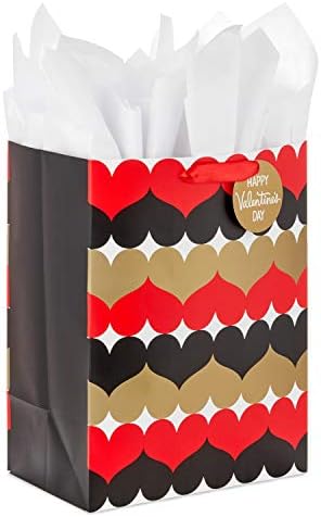 Hallmark 17 Extra Veliki poklon torba za Valentinovo sa papirom za tkivo za muža, ženu, dečku, djevojku, mladence,
