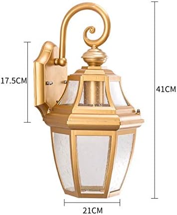 SJYDQ vanjska zidna svjetiljka Europska stila Vodootporna vrtna svjetiljka Vila Vanjska zidna svjetiljka