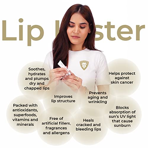 Leovard Lip Luster hijaluronska kiselina Lip Plumper hidratantni balzam za usne-organski svi prirodni tretman hidratacije usana, hidratantni Lip Plumper-Serum za njegu usana, smanjiti suhoću usne Lip Enhancer za punije usne
