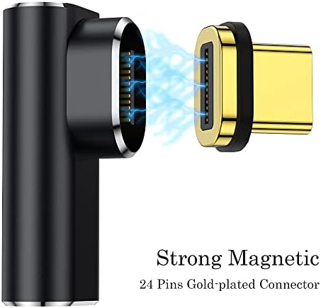 AUVIPAL 140W magnetni ugao od 90 stupnjeva USB C adapter sa 3 magnetna konektora Savjeti za glave