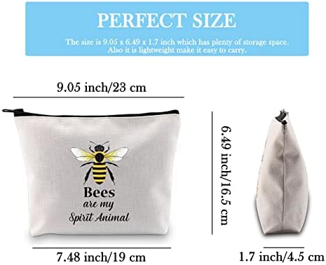 Gjtim Honeybee pokloni Honeybee torbica pčele su moja torba za šminkanje duhova životinja poklon za pčelara