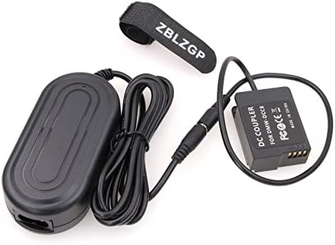 ZBLZGP AC električni adapter DCC8 DC Coupler DMW-BLC12 BLC12E lutka baterija za Lumix DMC GX8 FZ1000 FZ2000 FZ2000 FZ2500 G7 G5 GH2 GH2K GH2S