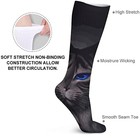 Lynx Gaze Tube Socks Crew Socks Prozračne atletske čarape Čarape na otvorenom za uniseks