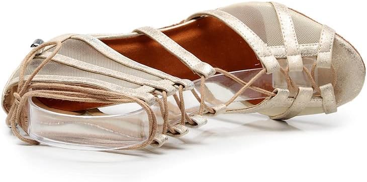 AoQunfs rhinestones plesne cipele za ballozemne cipele za žene latino salsa bachata vjenčanje perfermencence