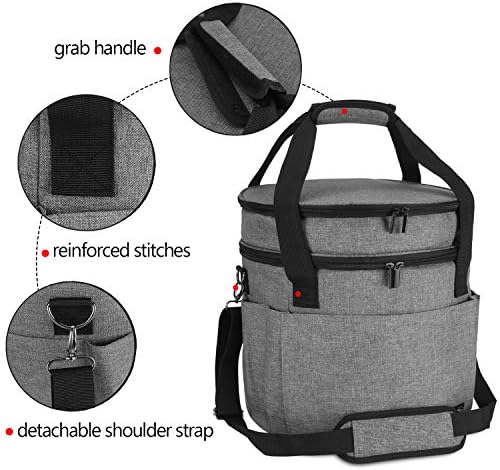 Luxja torbu za nošenje kompatibilna sa instant lontom, torba za putovanja za 8 kvarta šporet pritiska i