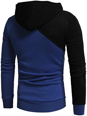Saxigol Hoodies za muškarce sa dizajnom, klasični tanak pulover s tankom, ležerne tanke duksere s kapuljačom