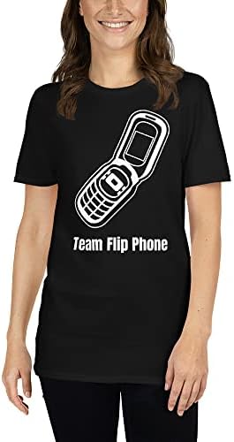 Tim Flip telefon smiješan nostalgični mobilni telefon Unisex majica s kratkim rukavima