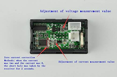 Dykb 4 cifre DC 0-500V 10A Ugrađena shunt visoka preciznost digitalni ammeter voltmetar 2in1 crvena