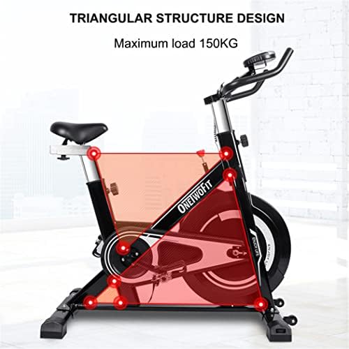 ZJDU magnetska rezistencija Bicikl, bicikl za trening za vježbanje, kaiš pogon stacionarni bicikli