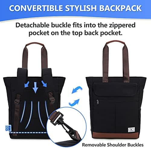 VX Vonxury ruksak za žene, 15,6 inčni torba za laptop vode otporna na kamenčani kamenšiov torbica