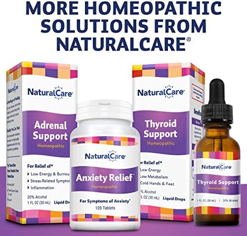 Naturalcare podrška štitnjače Homeopathic, ublažava nisku energiju, nizak metabolizam, hladne ruke i