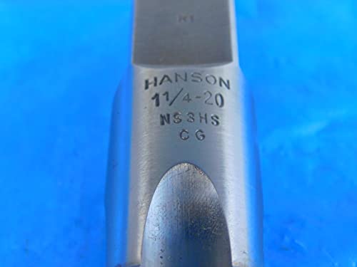 Hanson 1 1/4 20 NS3 HSS Dodir za dno 4 Ravna flauta 1,25 Izrađena u SAD - AR4660AR1