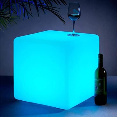 TKHP punjiva LED boja mijenja kocka za promjenu kocke Solarna ukrasna vodootporna daljinska lampica za ukrašavanje domaćeg zabave