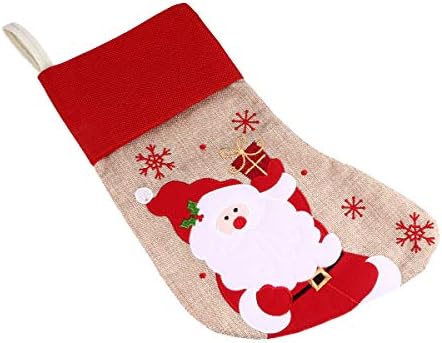 Soimiss 1 kom božićne posteljine snježne pahulje čarapa za božićne ukrase