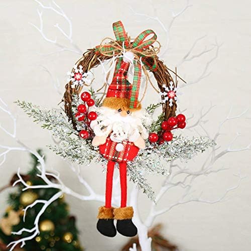N-Brand Božićni vijenac vijenac prozorski ukras Božićni ukras Vrata viseći TENG striptiz ukras rekvizicije