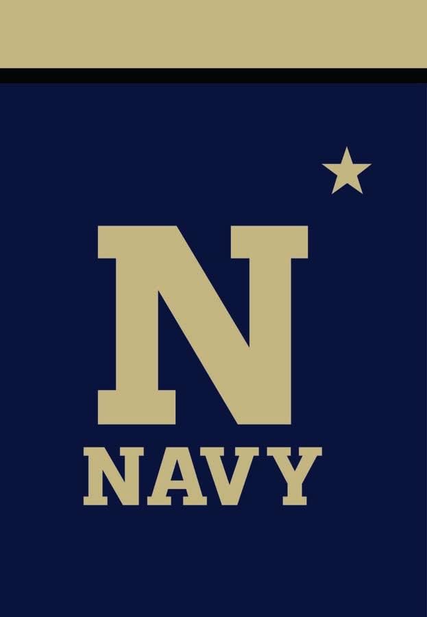 Briarwood Lane United States Naval Academy NCAA Kuća zastava 28 x 40