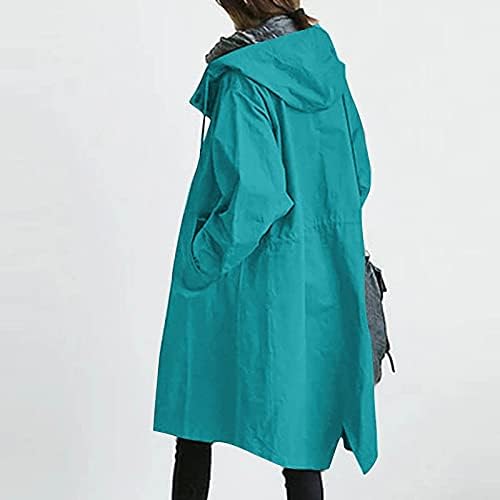 s kapuljačom čvrsti džepni kaput ženski prevelizirani zimski kardigan s dugim rukavima u slobodno vrijeme