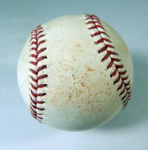 2022 Milwaukee Brewer Marlin Igra Rabljena bejzbol Eric Lauer Miguel Rojas Lineout - Igra Polovna bejzbol